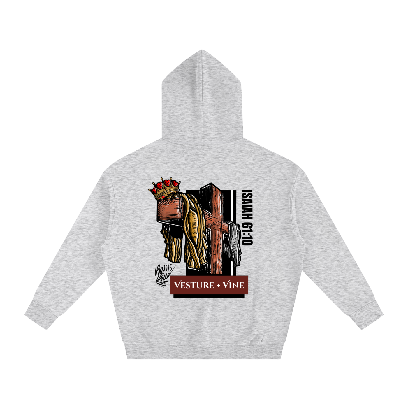 Robe of Righteousness: Oversize Fleeced Hoodie w/ Pocket