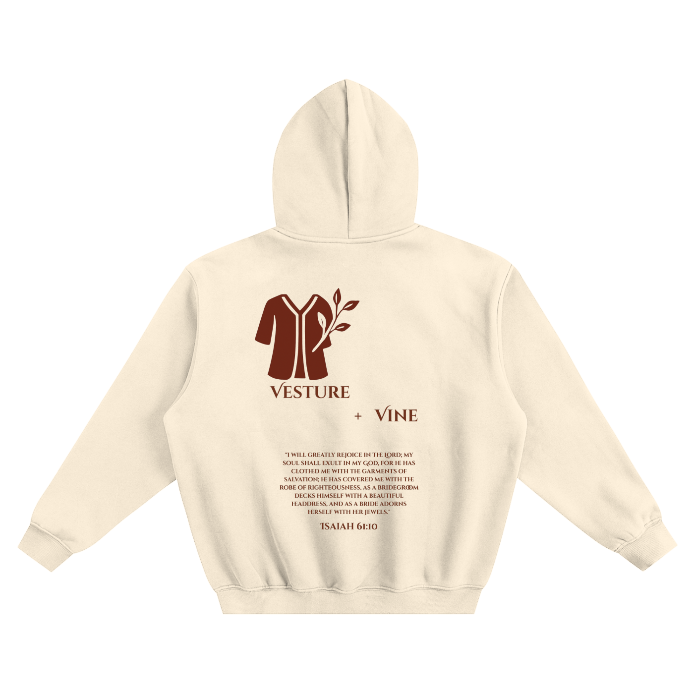 Vesture+Vine: Fleeced Boxy Hoodie