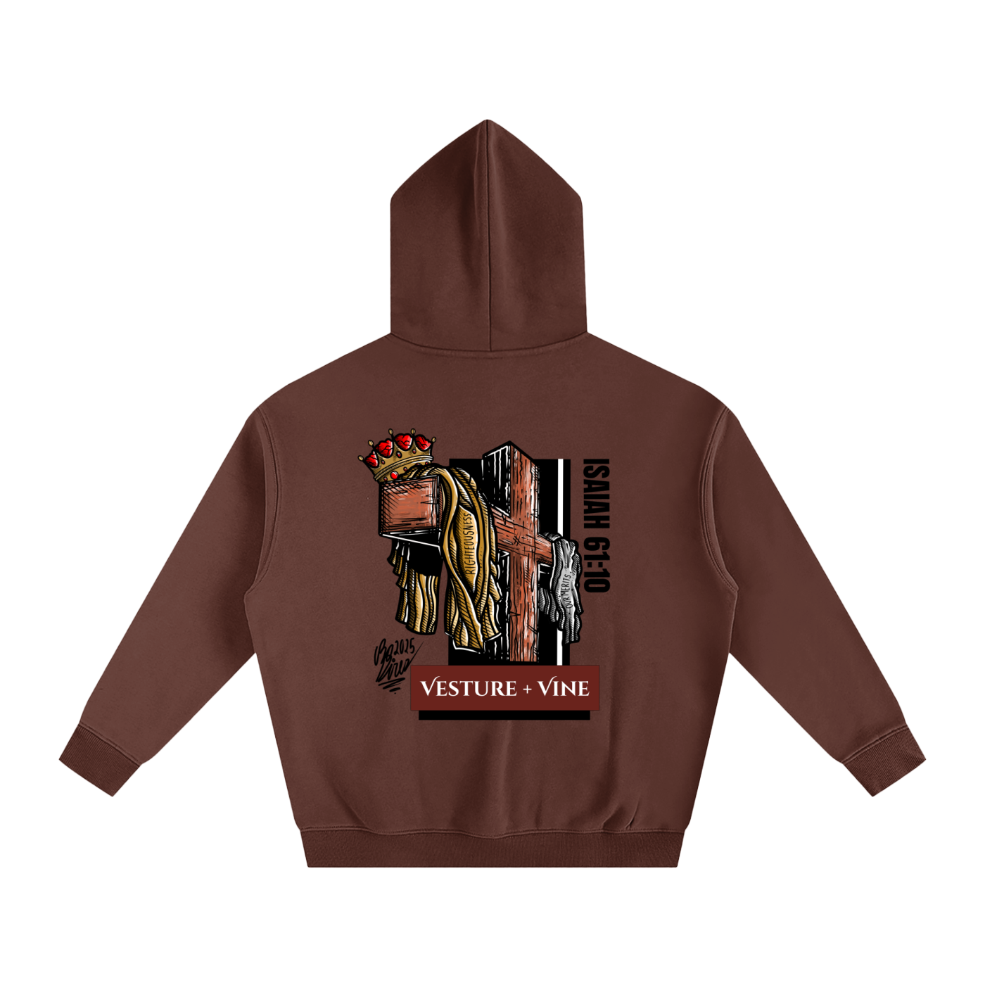 Robe of Righteousness: Oversize Fleeced Hoodie w/ Pocket
