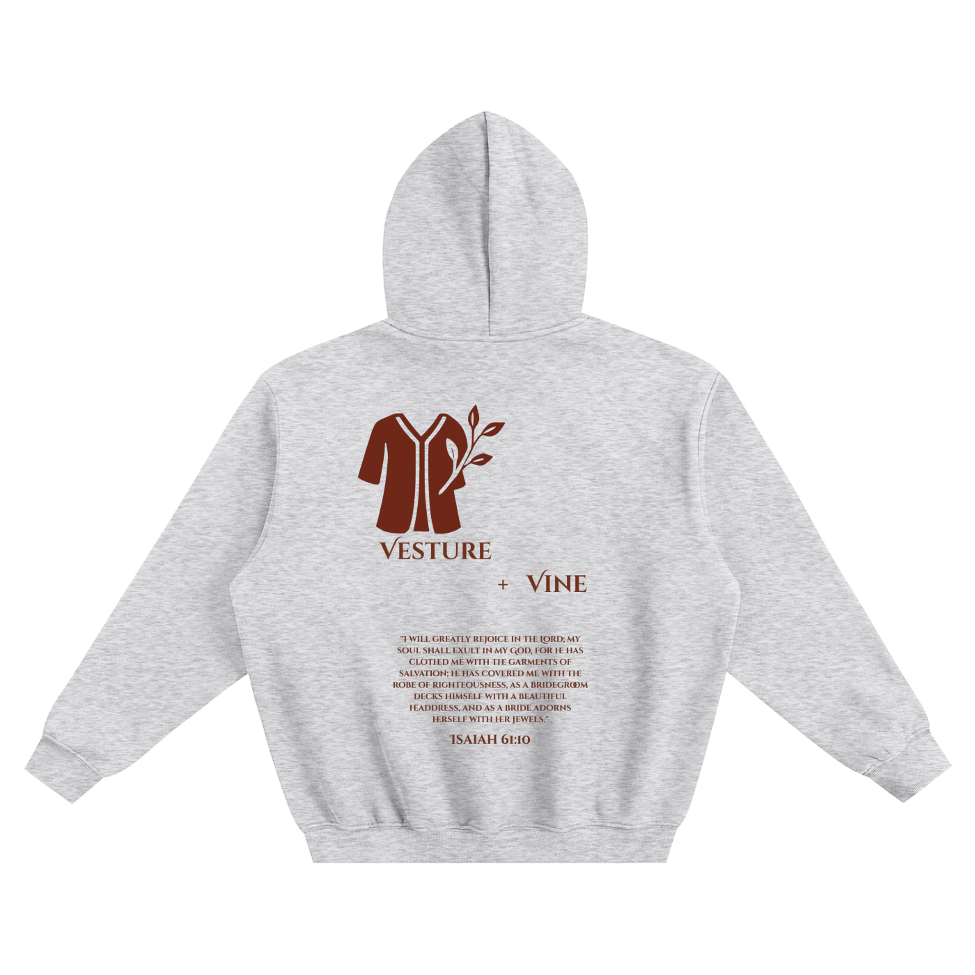 Vesture+Vine: Fleeced Boxy Hoodie