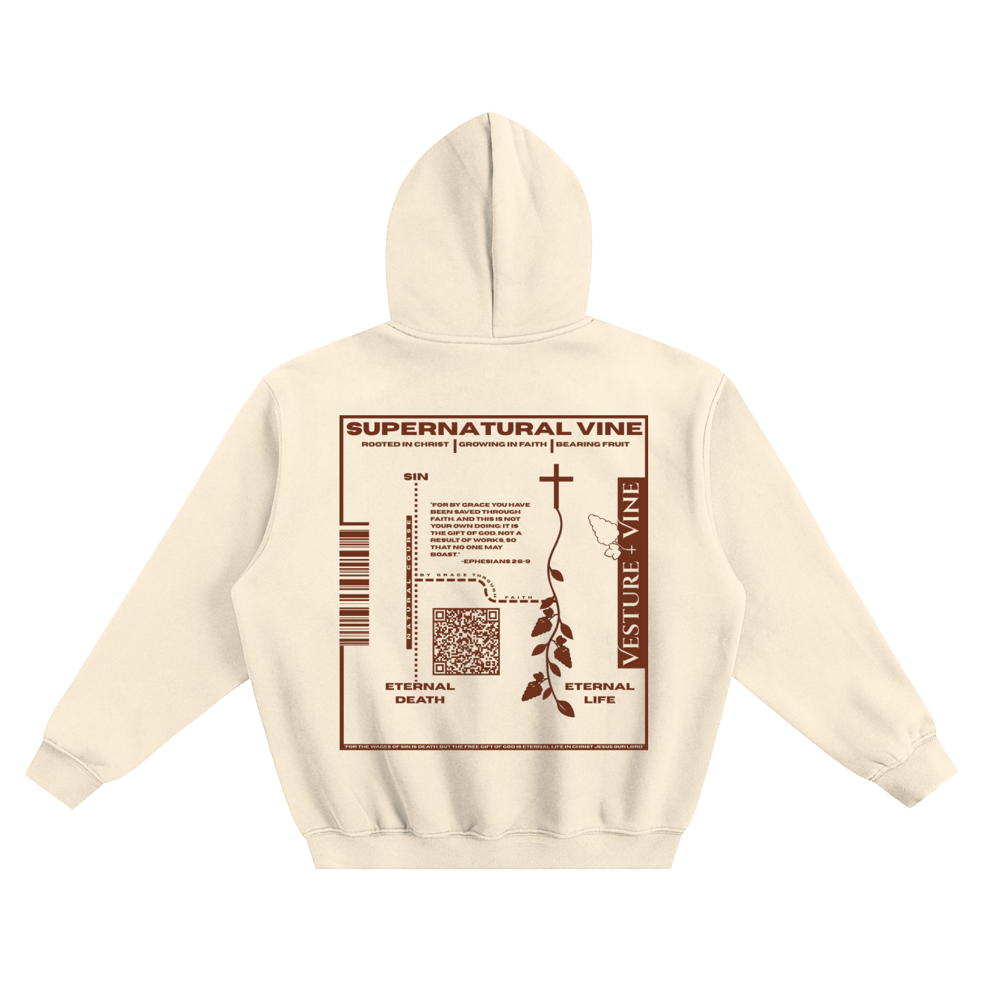 Supernatural Vine: Fleeced Boxy Hoodie
