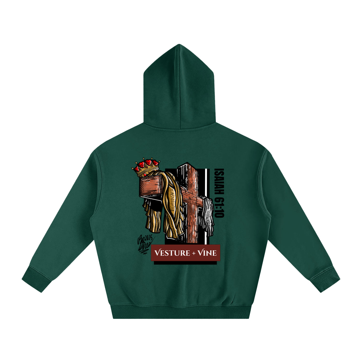 Robe of Righteousness: Oversize Fleeced Hoodie w/ Pocket
