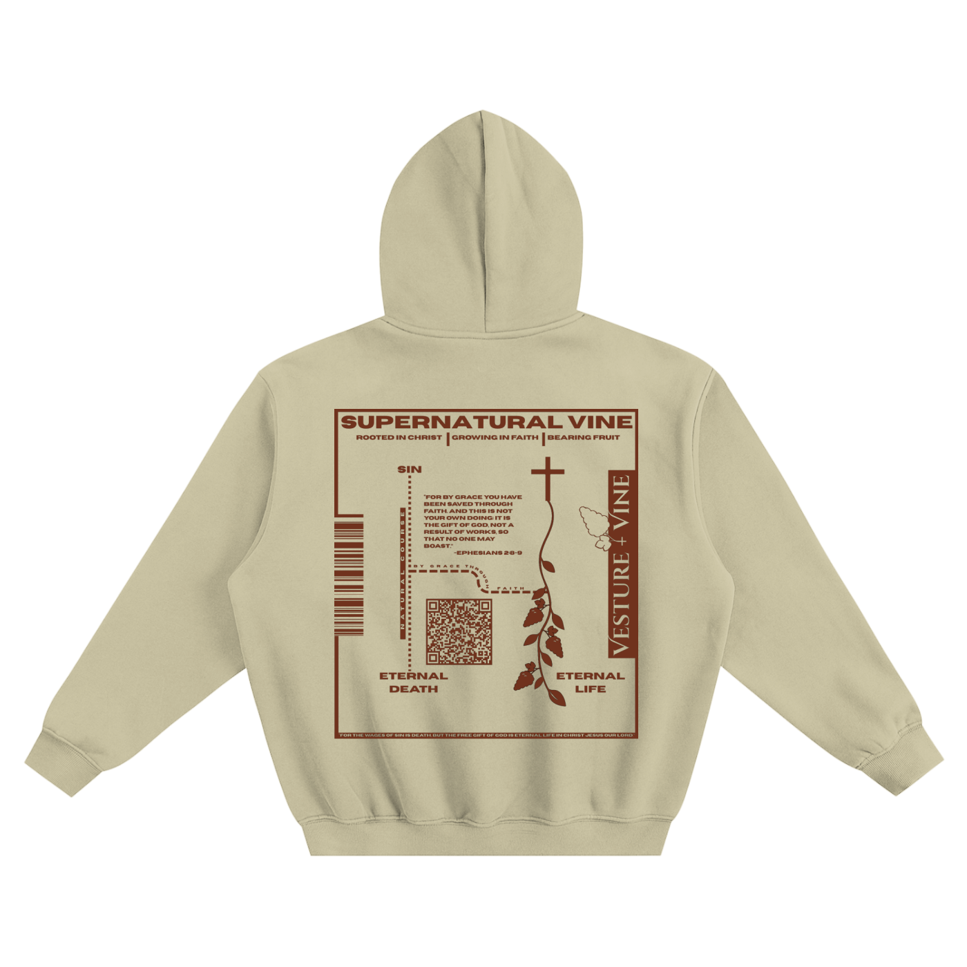 Supernatural Vine: Fleeced Boxy Hoodie