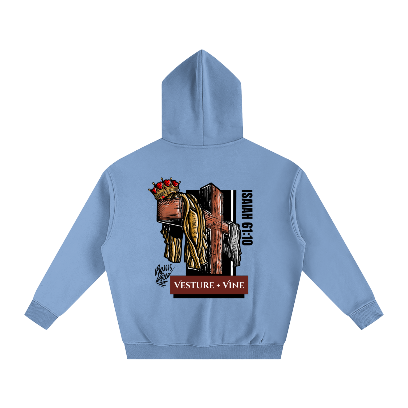 Robe of Righteousness: Oversize Fleeced Hoodie w/ Pocket
