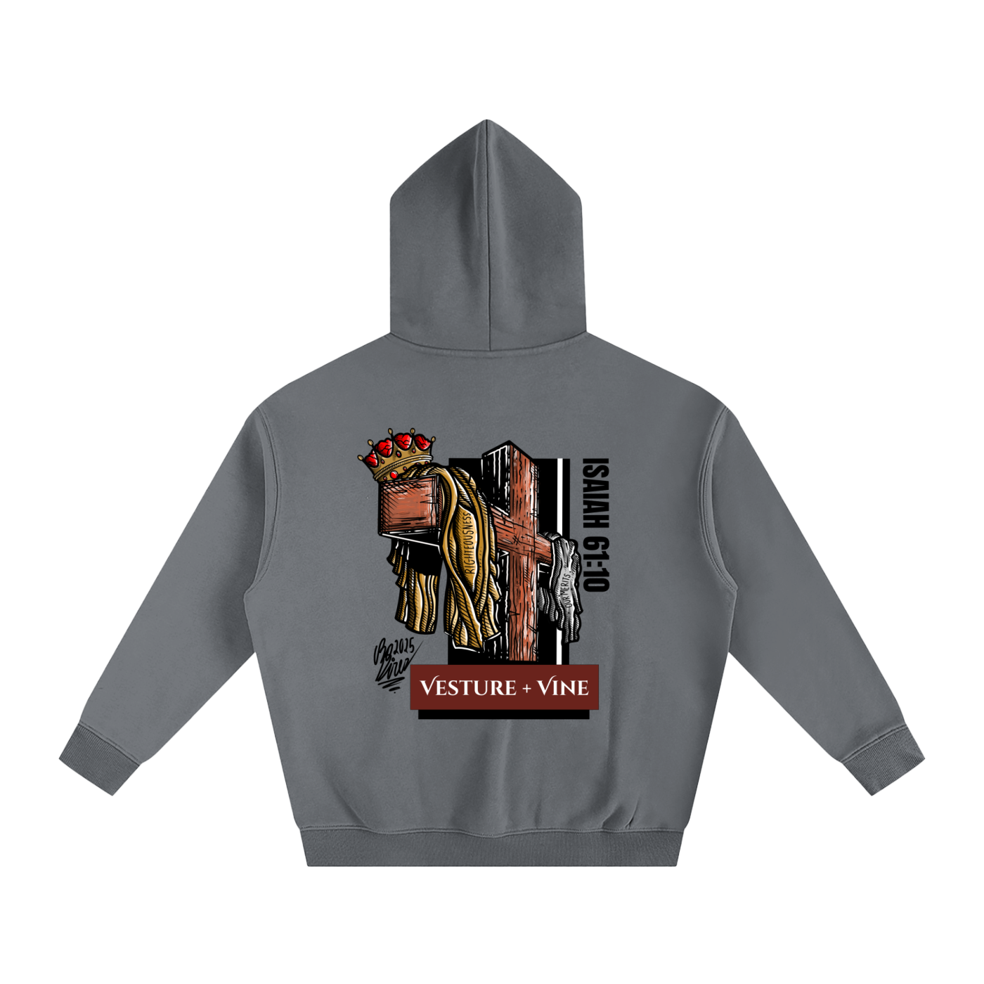 Robe of Righteousness: Oversize Fleeced Hoodie w/ Pocket