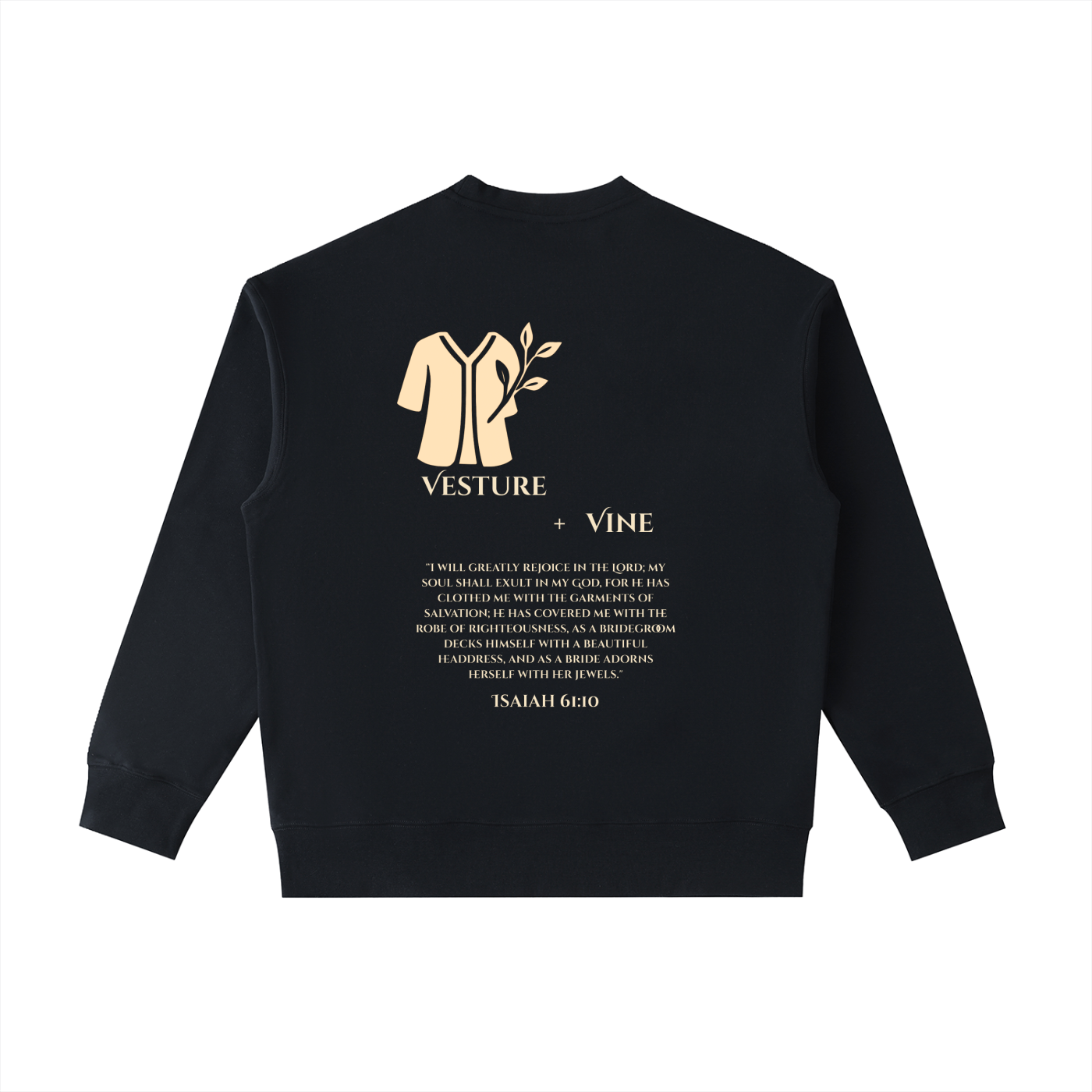 Vesture+Vine: Heavyweight Patch Pocket Crewneck Sweatshirt