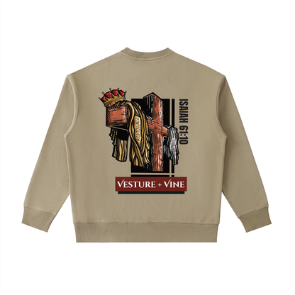 Robe of Righteousness: Heavyweight Patch Pocket Crewneck Sweatshirt