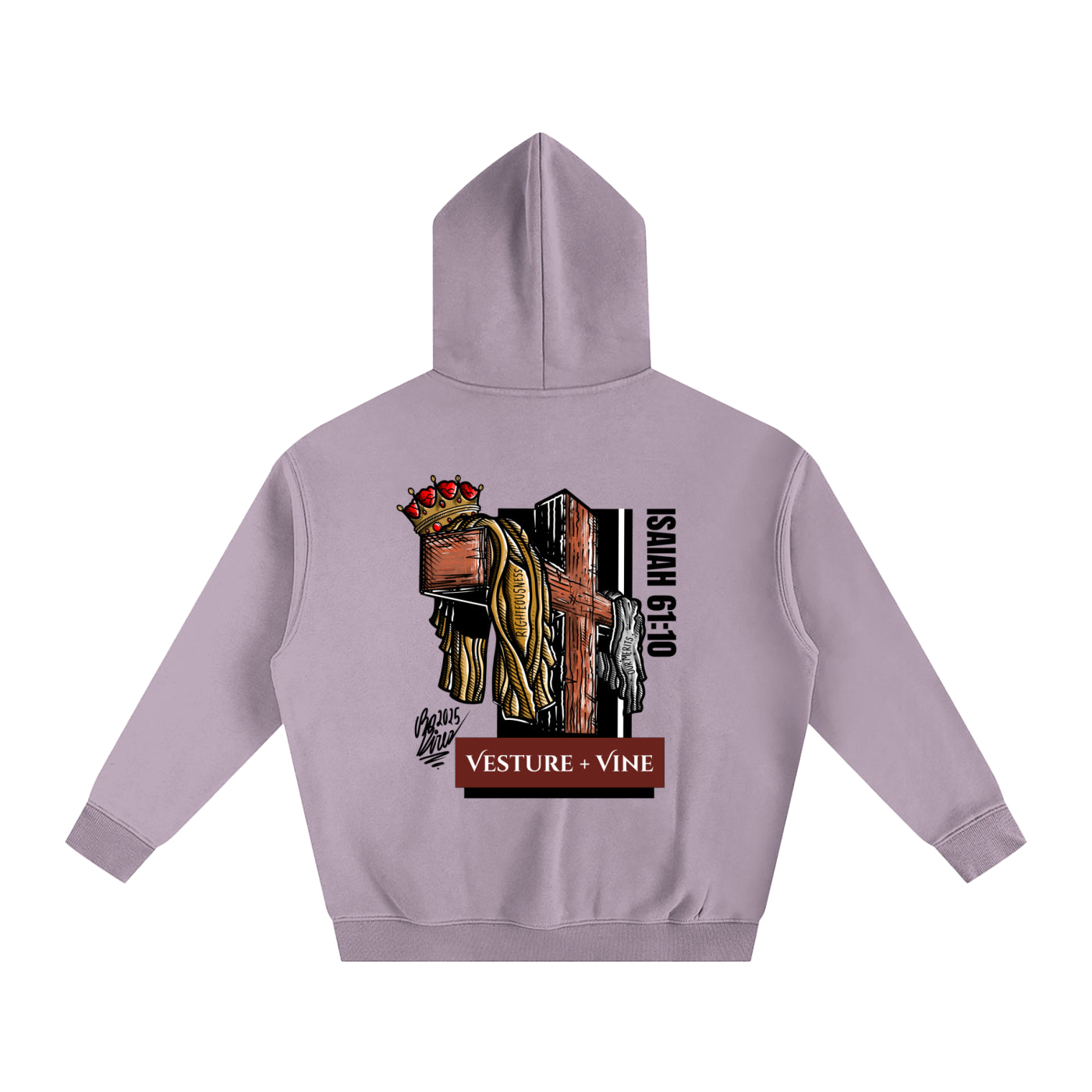 Robe of Righteousness: Oversize Fleeced Hoodie w/ Pocket