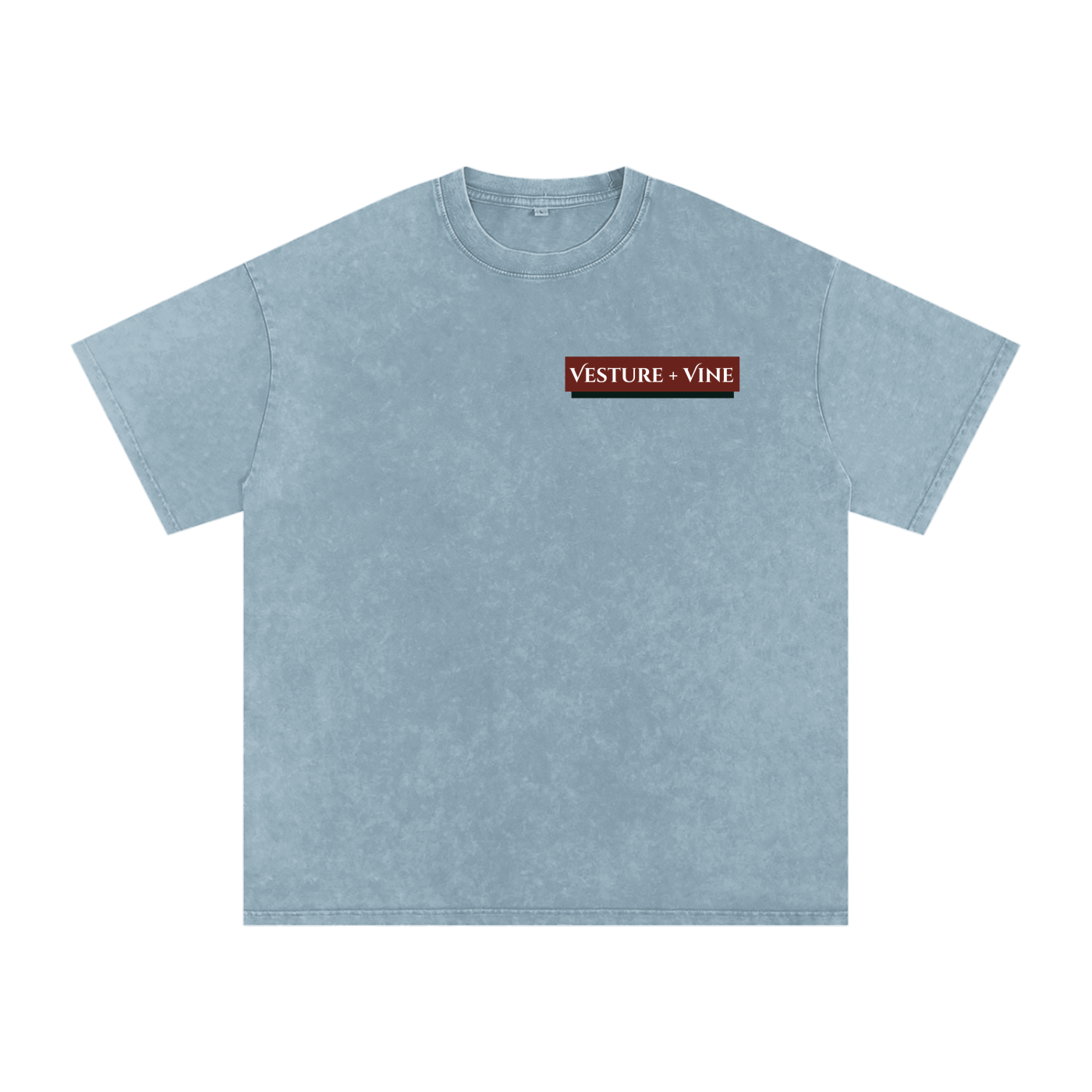 Robe of Righteousness: Snow Washed Oversized Cotton T-Shirt