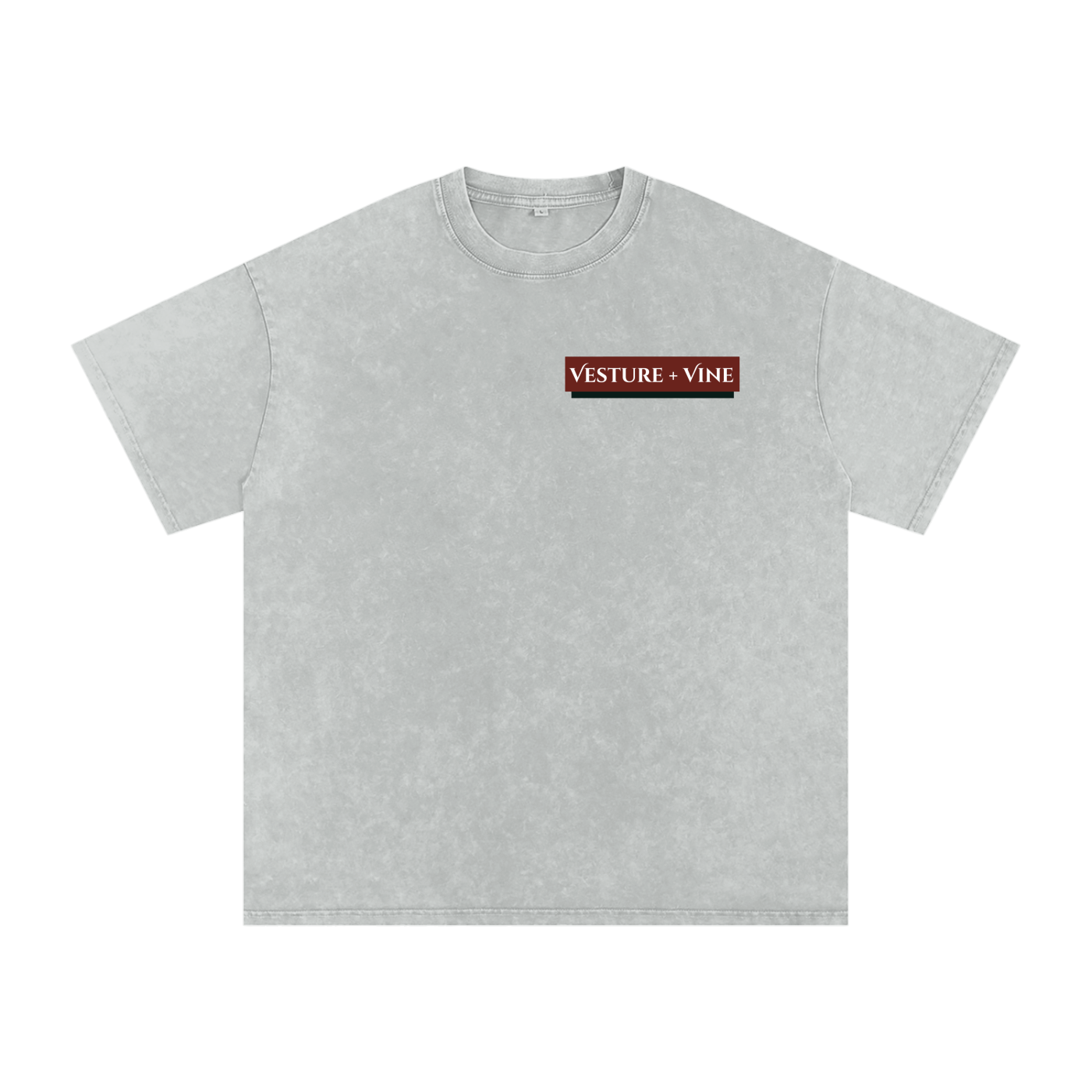 Robe of Righteousness: Snow Washed Oversized Cotton T-Shirt